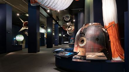 Space Gallery at the Science Museum. Image courtesy of the Science Museum Group.