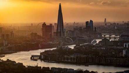 Admire London and its famous skyline from the viewing platform The View from The Shard. Image courtesy of Shutterstock.