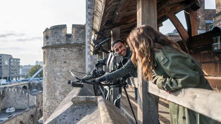 Imagine what it was like to live inside the Tower of London as you walk along the fortifications. © London & Partners/Michael Barrow