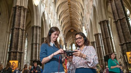 Use the audio guide as you visit Westminster Abbey and learn about historic events that took place at this beloved London attraction. ©London & Partners/Michael Barrow