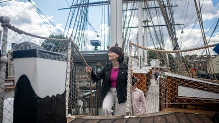 Climb aboard the Cutty Sark and explore the world's last surviving tea clipper as part of the Royal Museums Greenwich Day Pass. Image credit: London & Partners/Michael Barrow.