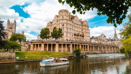 View of Bath from the river Avon.  © Unsplash/Toby Osborn