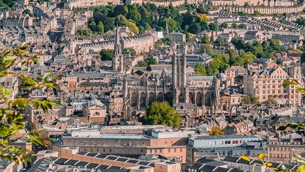 The city of Bath. © Unsplash/Cajeo Zhang