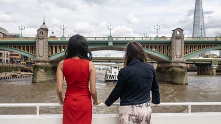 Pair incomparable views of London with a British tradition as you cruise aboard the City Cruises afternoon tea tour. © London & Partners/Michael Barrow