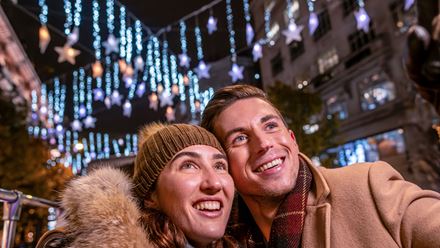 Make memories aboard the Christmas lights bus tour as you visit London's most festive locations this season. Image courtesy of London & Partners/Michael Barrow.