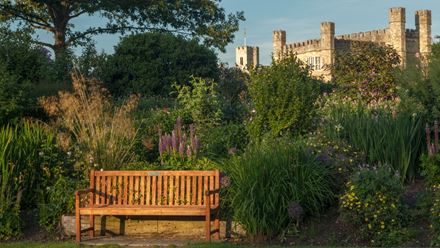 Wander the idyllic gardens of Leeds Castle. Image courtesy of Golden Tours. Photo credit: Sarah Medway.