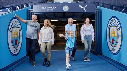 Visit Manchester for a Manchester City Stadium tour. Image courtesy of Golden Tours