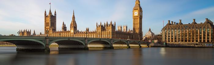 The Palace of Westminster, Big Ban and river Thames taken from the south bank of the river. © London and Partners/Jon Reid