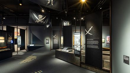 Head to the National Maritime Museum and discover what makes pirates so renowned. Image courtesy of Golden Tours.