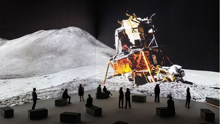 Head to Lightroom and experience Tom Hanks narrate the stories of epic missions to the moon. Image credit: Justin Sutcliffe. Image courtesy of Lightroom.