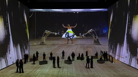 Alexander McQueen, Spring 1999 show at Vogue: Inventing the Runway ©Justin Sutcliffe. Image courtesy of Lightroom.