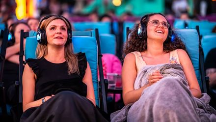 Make London's sunset the backdrop to your next movie date. Credit: Rooftop Film Club. Image courtesy of Rooftop Film Club.