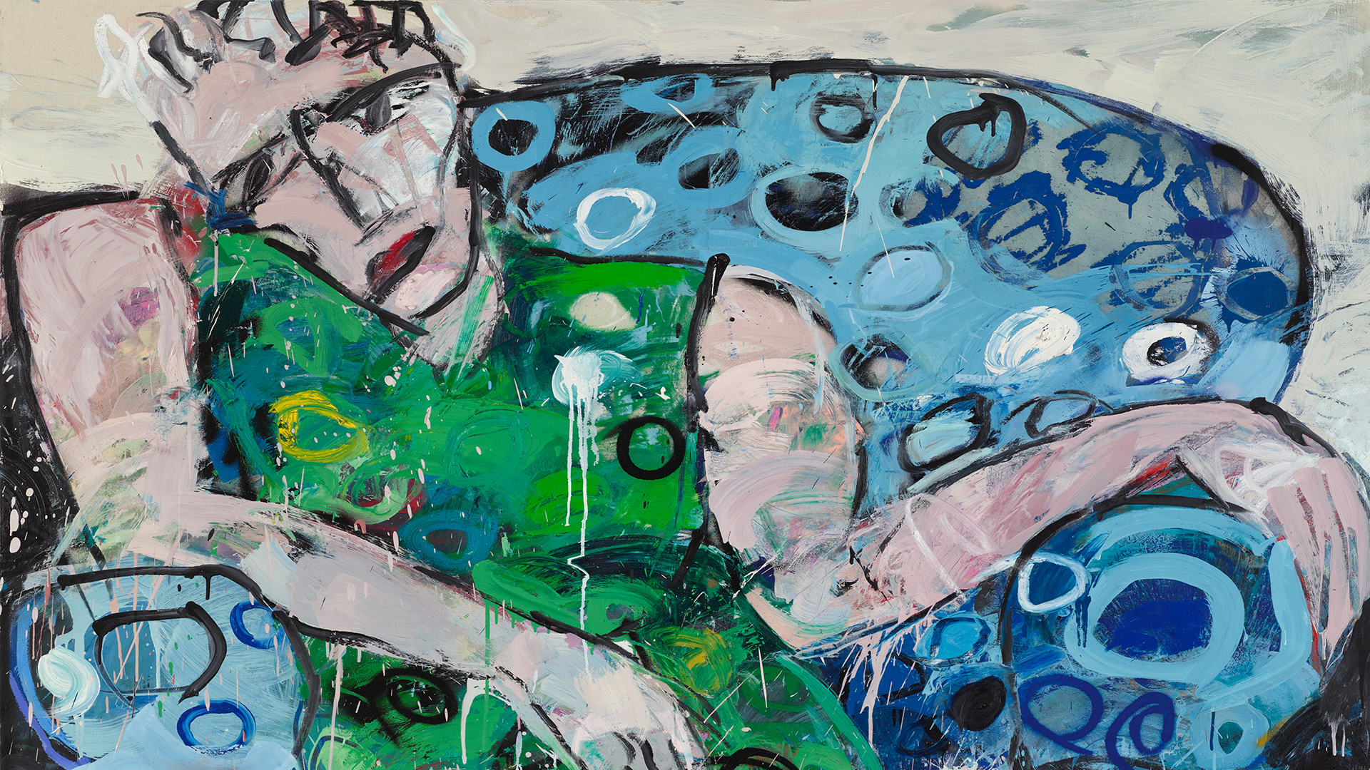 A Life Lived, 2024 by Moira Cameron. Image courtesy of National Portrait Gallery. Vibrant self-portrait by Moira Cameron