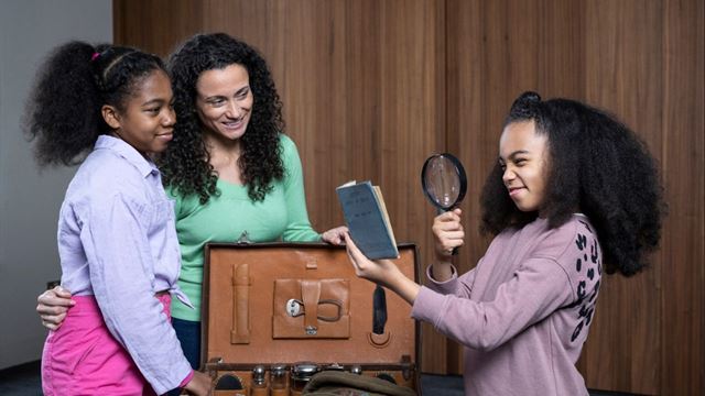 A family look at spy kit af imperial war museum london.