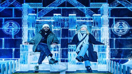 Magical Ice Kingdom at Winter Wonderland. Image courtesy of Winter Wonderland.