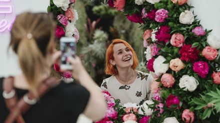 You can usually snap away at the flower displays at the RHS Chelsea Flower Show in spring. Credit: RHS/Georgi Mabee. Image courtesy of RHS.