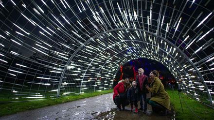 Celebrate the festive season by taking your family to Christmas at Kew. © RBG Kew