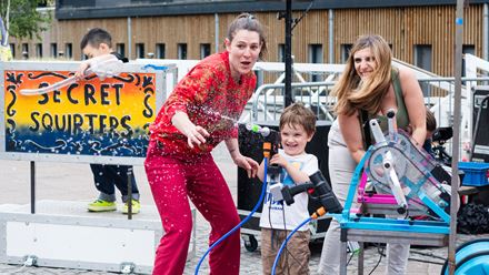 Bring the whole family to get involved in fun and creative activities during Wandsworth Arts Fringe. Credit: Sarah Hickson. Image courtesy of Wandsworth Arts Fringe.