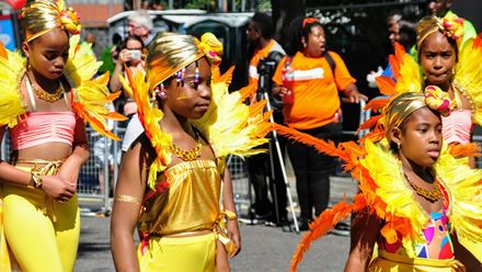 Notting Hill Carnival 2017. Image courtesy of Carnival Village Trust. Photo credits: Tara Hobson.