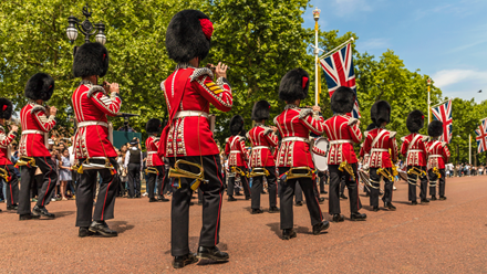 Don't miss Trooping the Colour: The King's Birthday Parade. Image courtesy of Shutterstock.