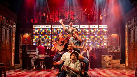See a musical like no other with The Choir of Man where the cast make you feel part of the gang at the Arts Theatre. Image courtesy of London Theatre Direct.
