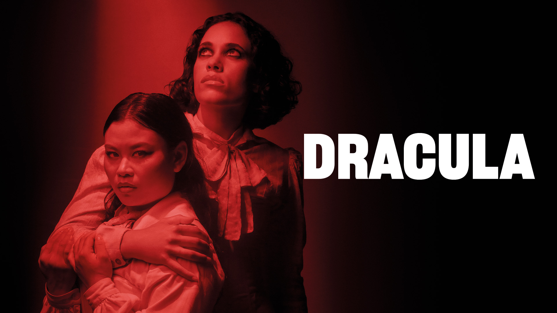 Secure tickets for Dracula at the Lyric Hammersmith theatre. Image courtesy of London Theatre Direct. Dark and dramatic artwork promoting Dracula at the Lyric Hammersmith theatre