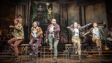 Follow the young dreamers Orpheus and Eurydice in the realm of the underworld as their story intertwines with that of Hades and Persephone at the Lyric Theatre. Image courtesy of London Theatre Direct/ Photo credit: Marc Brenner.