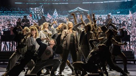 See captivating performances at the new London musical Just For One Day – The Live Aid Musical. Image courtesy of London Theatre Direct.