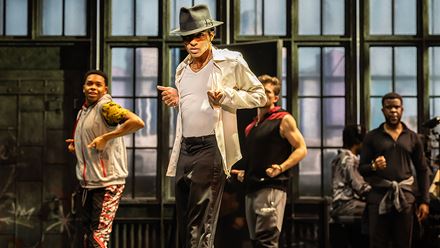 See Myles Frost in the role of Michael Jackson in MJ the Musical, and discover the legendary King of Pop’s persona. Image courtesy of Dewynters/ photo credit: Johan Persson.
