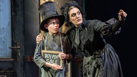 See the return of the musical inspired by Dickens' original story Oliver! at the Gielgud Theatre. Image courtesy of Story House PR/ Photo credit: Johan Persson.