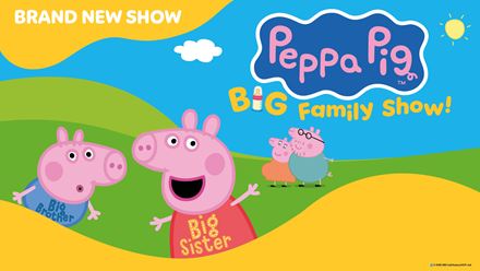 Peppa Pig’s Big Family Show! at Theatre Royal Haymarket. Image courtesy of London Theatre Direct.