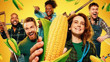 See the UK premiere of the sensational Broadway musical Shucked, which opens the 2025 season at Regent's Park Open Air Theatre. Image courtesy of Jo Allan PR/ Photo credit: FEAST Creative.