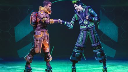 Immerse yourself in a world of speed and competition in the musical Starlight Express, currently at the Troubadour Theatre. Image courtesy of Storyhouse PR/ Photo credit: Pamela Raith.