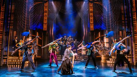 Experience one of Jay Gatsby's luxurious parties for yourself at The Great Gatsby musical (Broadway production). Image courtesy of London Theatre Direct. Photo credit: Matthew Murphy and Evan Zimmerman.