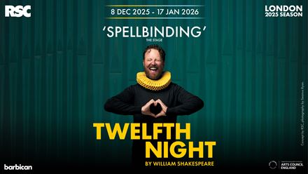 See the enchanting adaptation of the classic Shakespeare comedy Twelfth Night at the Barbican Theatre. Image courtesy of London Theatre Direct.