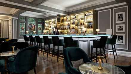 Donovan Bar. Photo: Janos Grapow. Image courtesy of Rocco Forte Hotels.