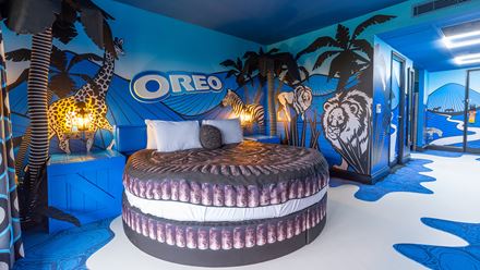 Oreo-themed room. Image courtesy of Smarts.