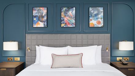 Relax and unwind in an elegant suite at Lost Property St Pauls London, Curio Collection By Hilton. Image courtesy of Hilton.