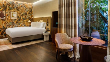 Book a stay at the classy and classic Trafalgar St. James hotel. Image courtesy of Hilton.