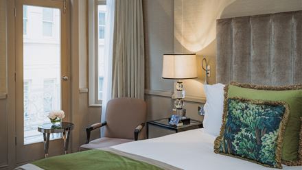 A Superior room. Photo: Jannis Hagels. Image courtesy of St James's Hotel and Club.