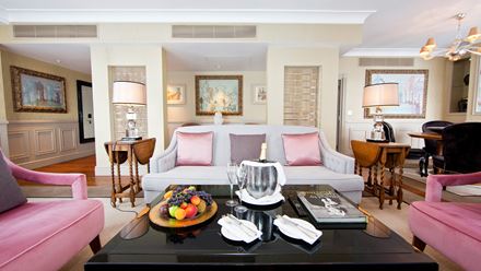 A penthouse suite. Image courtesy of St James's Hotel and Club.