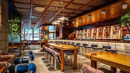 Double Standard is the ideal setting for casual dining and drinking. Credit: Mercy Amankwe. Image courtesy of The Standard.