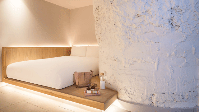 London's first underground hotel, Zedwell Underground Tottenham Court Road. Credit: Zedwell Tottenham Court Road. Image courtesy of Zedwell Underground Tottenham Court Road. Room inside Zedwell Tottenham Court Road